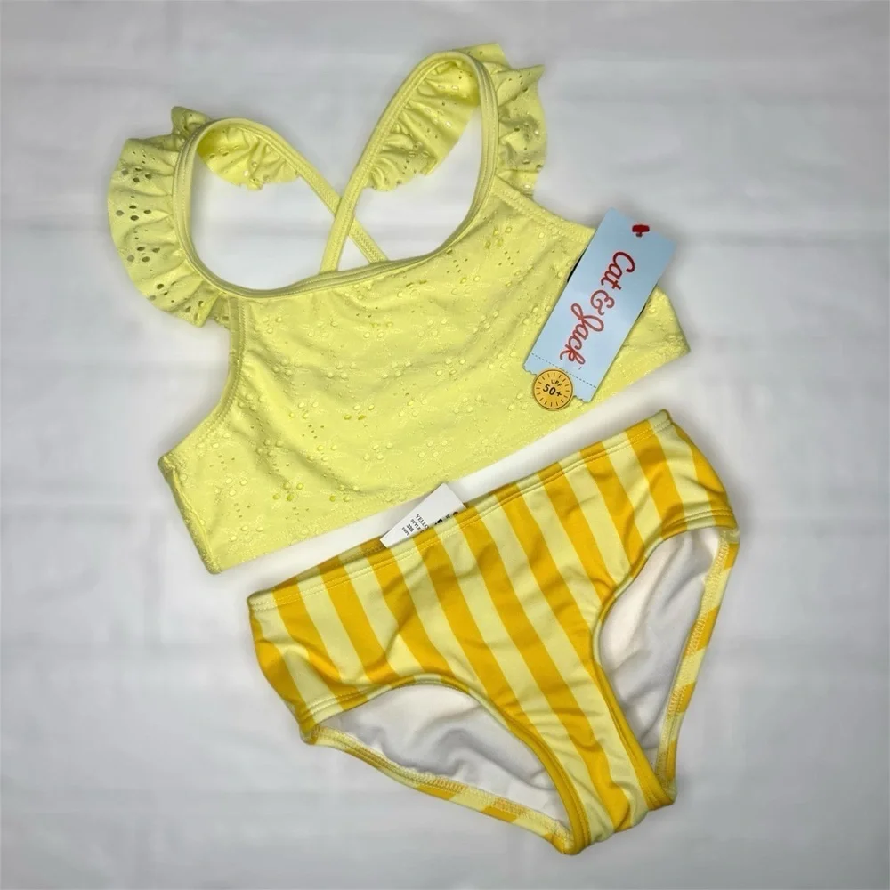 Cat & Jack Yellow Kids Swim Set